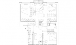 BYT G, Komplexná rekonštrukcia bytu v starom meste. Návrh interiéru a technická dokumentácia - TOITO architekti 